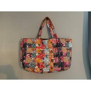Patchwork XL Overnight Tote Bag